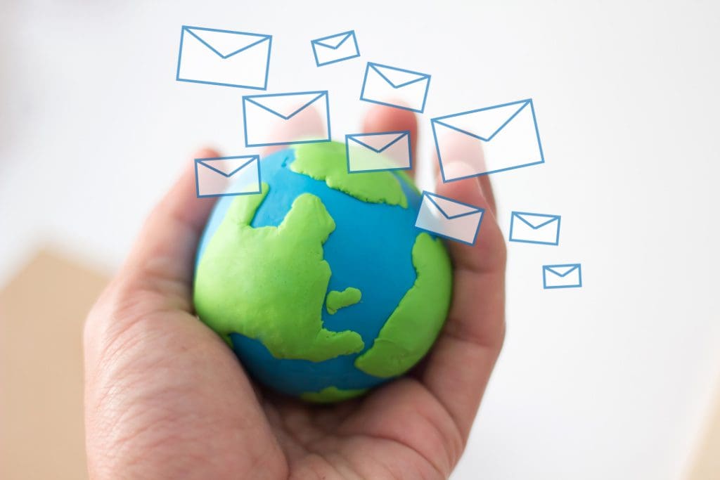 Emails around the globe